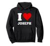 Red Heart I Love Joseph Hoodie