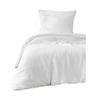 Housse De Couette - Blanc - 140 X 200 Cm - Gaze De Coton - 1 Taie D'oreiller - Oeko-Tex®