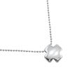 TIFFANY&Co. Roman Cross Necklace Ball Chain Silver925 Cross 13.9g Women Used