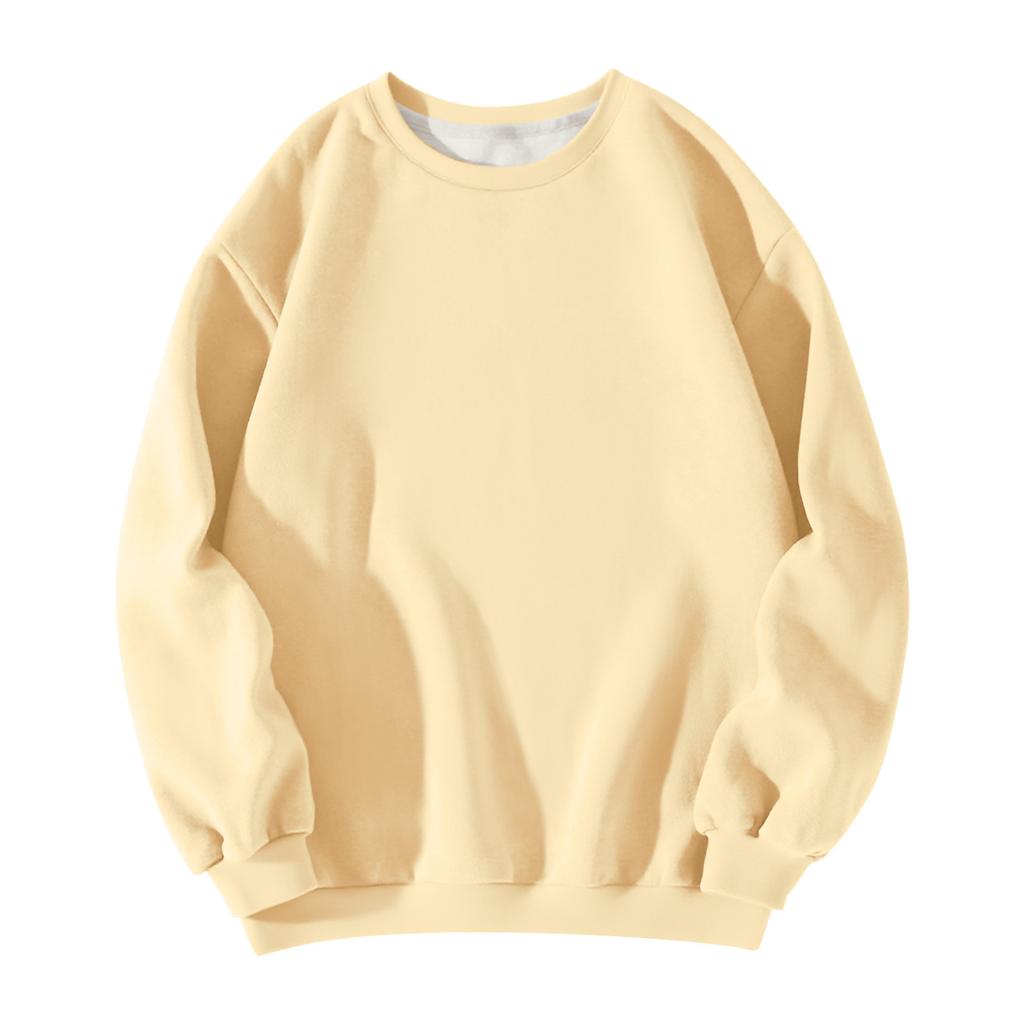 Women  Tops Women's Long Sleeve Sweatshirt Casual Crewneck Loose Fit Pollover Fleece Tops