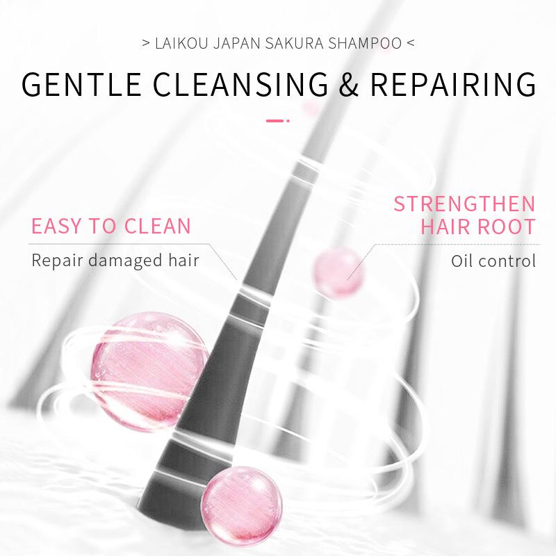 Шампунь из лайкры с японским вишневым цветом Stay Shine Shine Smooth с ароматом