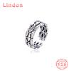 Классическое кольцо Lindon из стерлингового серебра 925 пробы с цирконом, женские ювелирные изделия, свадебный подарок для вечеринки