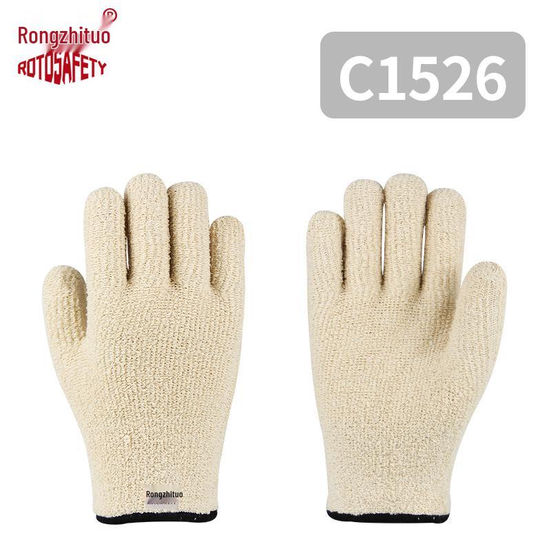 Огнеупорные Термостойкие Гибкие Арамидные Перчатки - Защита от Высоких Температур и Порезов