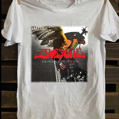 Rare! Budgie The MCA Albums Shirt Unisex Concert S To 5XL BO636 Unisex T-Shirt