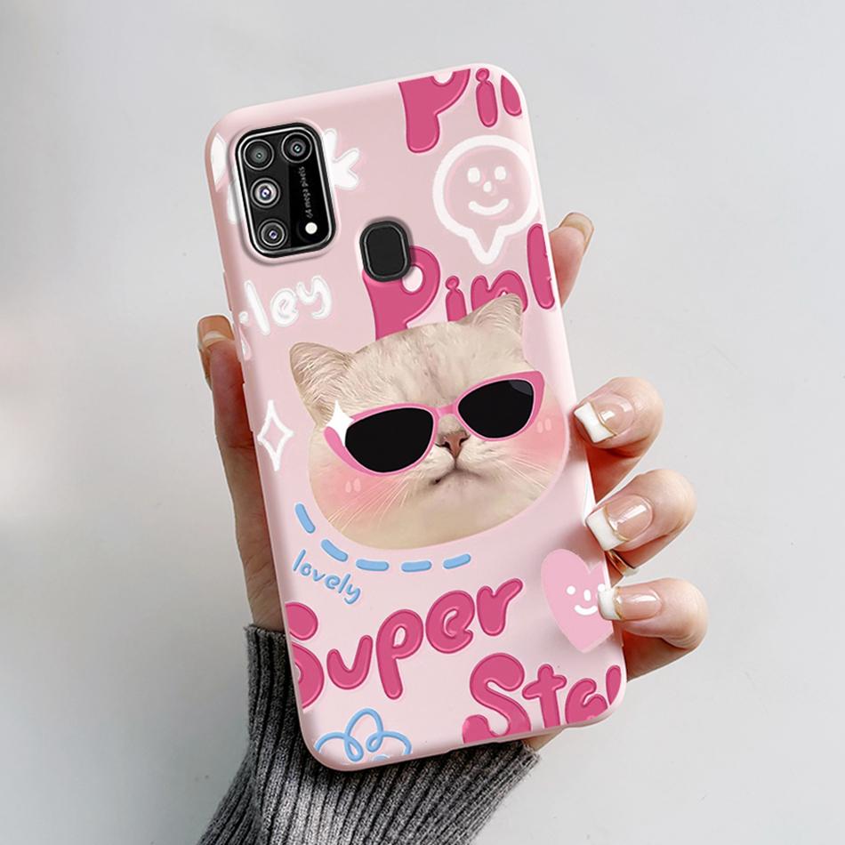 Чехол для Samsung Galaxy M31 Милый Мультяшный Задняя Крышка Силиконовый Мягкий TPU Чехлы для Телефона Для Samsung M31 Prime M 31 s Galaxy M31s Бампер