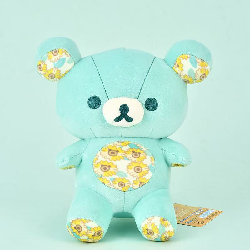 Spring Summer Autumn Winter Rilakkuma Plush Toy Four Seasons Color Bear Charm Ginza Series Kuma Bear Stuffed Gift