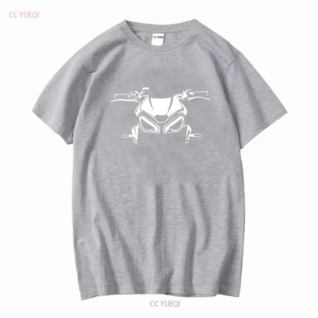 For Street triple RS fans 765 T Shirt Motorcycle vintage Washed Top For Everyday Wear Breathable Stylish Stretched Unisex