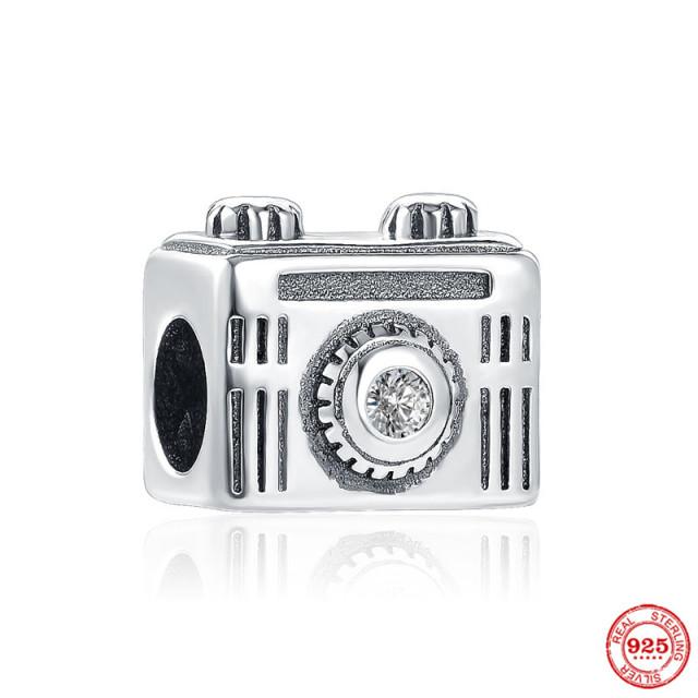 925 серебряных модных очаровательных бусин для оригинального браслета DIY ювелирных изделий