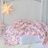 Milk&Moo Chancin Baby Muslin Fiber Filled Blanket, 100% Cotton, Ultra Soft
