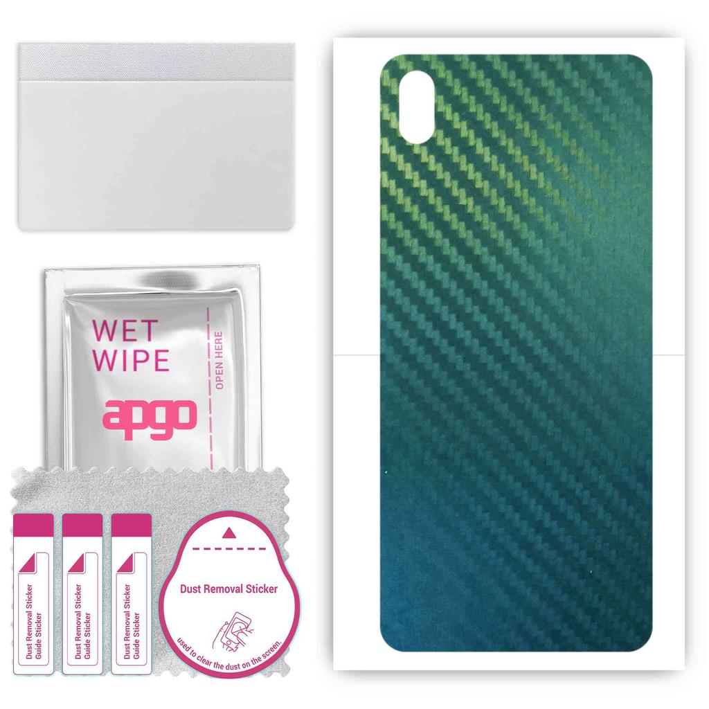 apgo Защитная наклейка на заднюю панель, совместимая с TCL Signa, пленка для обертывания, фольга, винил - Pattern Carbon Chameleon CAKA1