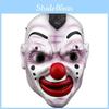 Маска на Хэллоуин Slipknot с лицом клоуна и ртом на молнии для костюмированных вечеринок