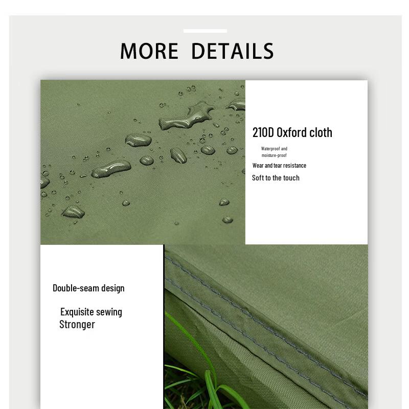 ZISIZ Outdoor Oxford Cloth Camping Mat & Bathtub