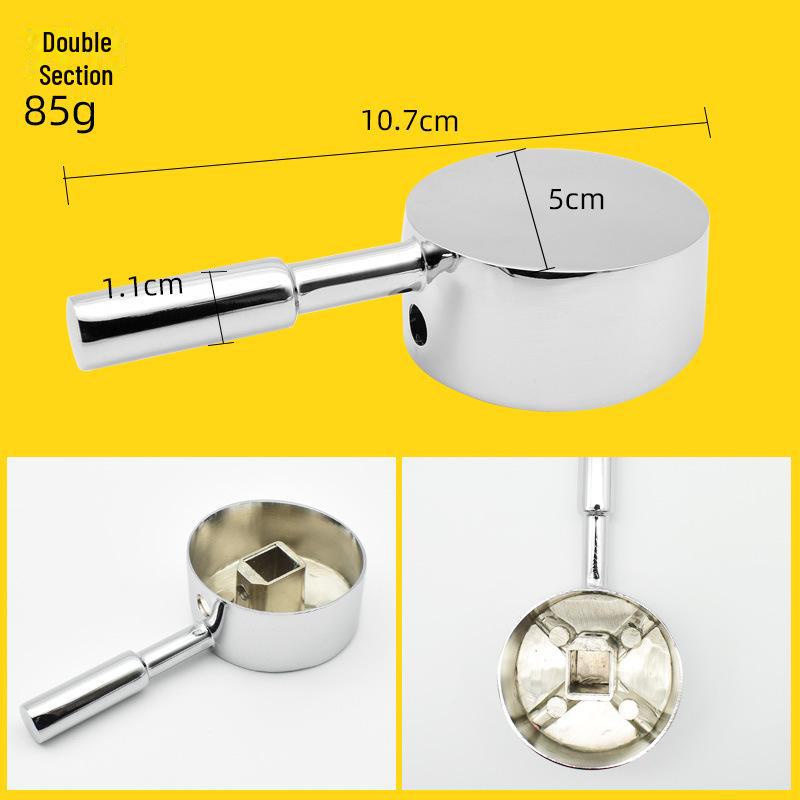 Смеситель для ванной и кухни: Однорычажный смеситель для раковины, душа или ванны — управление горячей/холодной водой.