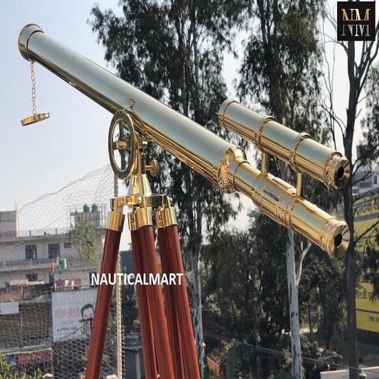 Латунный морской штатив-телескоп 39 дюймов/100 см