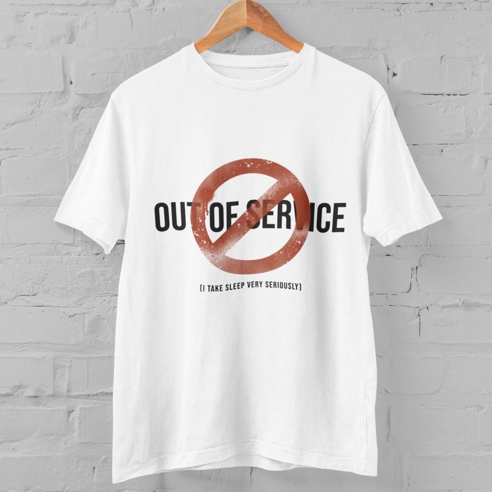 Funny Out of Service T-Shirt I Take Sleep Very Seriously Graphic Tee Gift Unisex