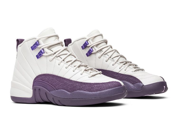 Kids' Sneakers Jordan 12 Retro Desert Sand (GS) Desert Sand/Desert Sand-Pro Purple