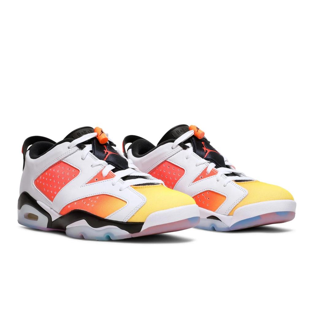 Air Jordan 6 Retro Low SE 'Донгдан' (унисекс) Белый / Черный / Тур Желтый / Тотальный Оранжевый Винтажные Баскетбольные Кроссовки DC1048 110