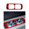 Door Lift Control Stickers For Porsche Cayenne 2003 2004 2005 2006 2007 2008 2009 2010 Carbon Fiber Car Interior Accessories