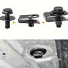 5sets Body Bolts U-nut Clamp M6 Engine Hood Chassis Cover Guard Bolts Metal Screws 10pcs Metal Screws And 10pcs Nut Washer Clamp