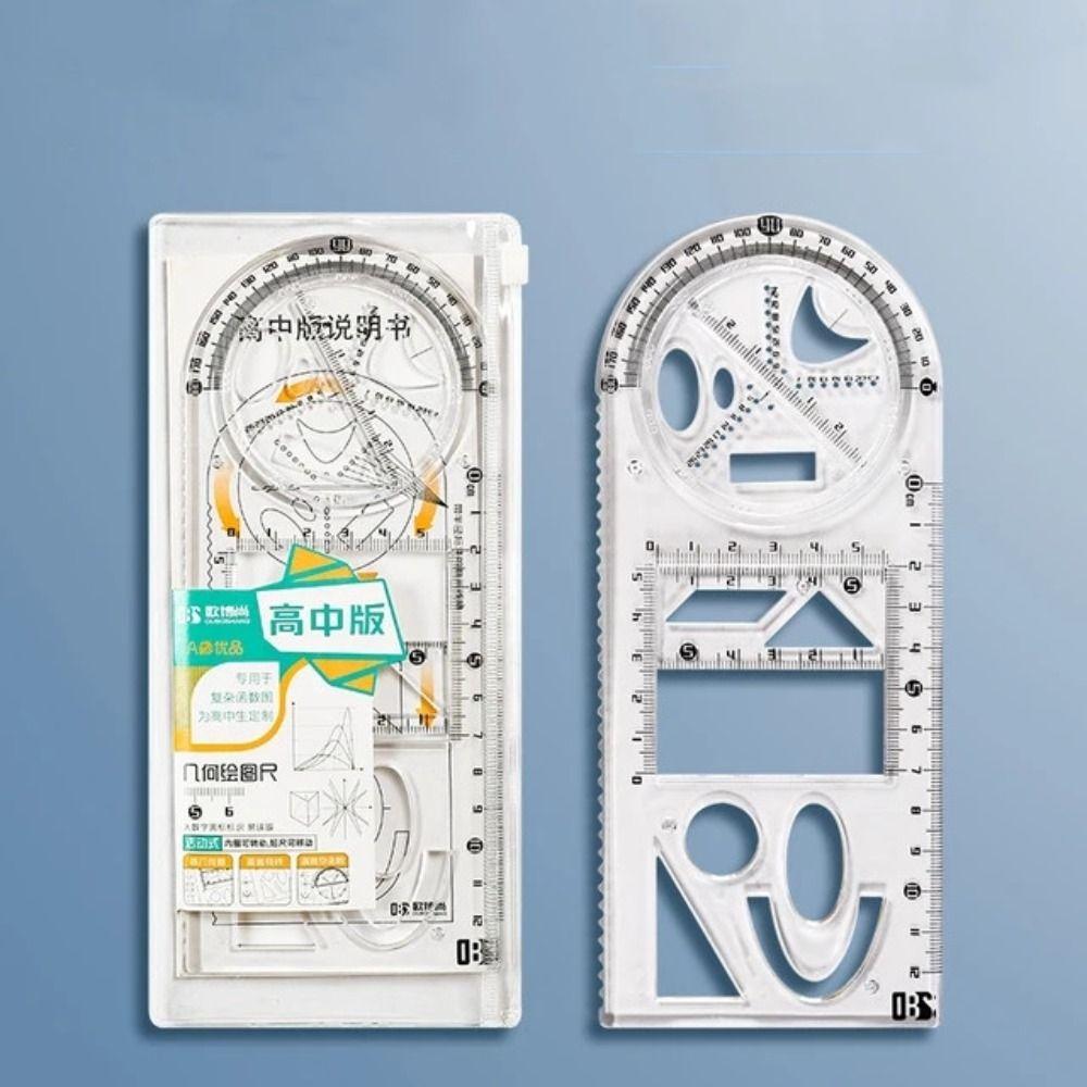 Drawing Rulers Geometric Ruler Mathematics Drawing Template Mathematics Ruler  Student Use