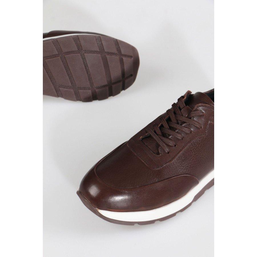 Мужская повседневная спортивная обувь из натуральной кожи