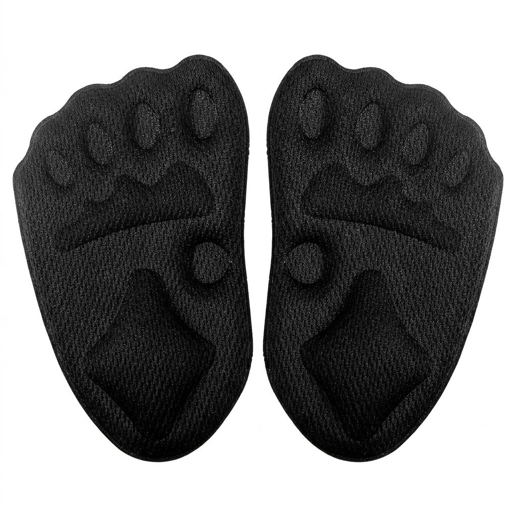 Silicone Forefoot Half Insole For Women With Self Adhesive Non Slip Cushioning