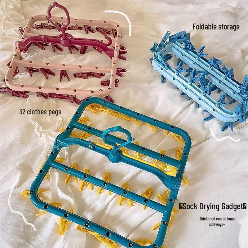 JINGRUIXIANG 24-Clip Round Drying Hanger