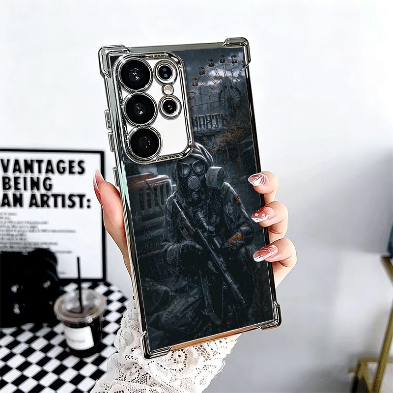 Крутой чехол для телефона с покрытием S-Stalker Game для Samsung Galaxy S24 S25 FE S26 Edge S23 Ultra S22 S21 Plus S20 Защита от падения с Airbag
