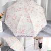 Sun Umbrella Double Layer Lace Mesh Korean Small Fresh Protection Parasol Resistant Women's Sun Wind Anti-UV Summer