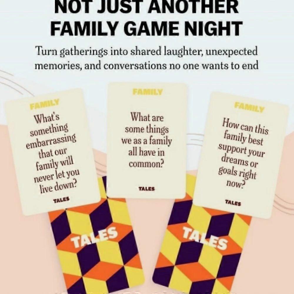 150 Conversation Starter Cards Family Edition for Family Gathering Party Travel Card Game