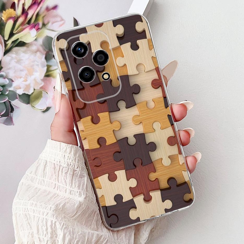 For Honor 200 Lite Case Cute Love Heart Butterfly Painted Cover Clear Silicone Phone Case For Honor 200 Lite 200Lite Soft Fundas