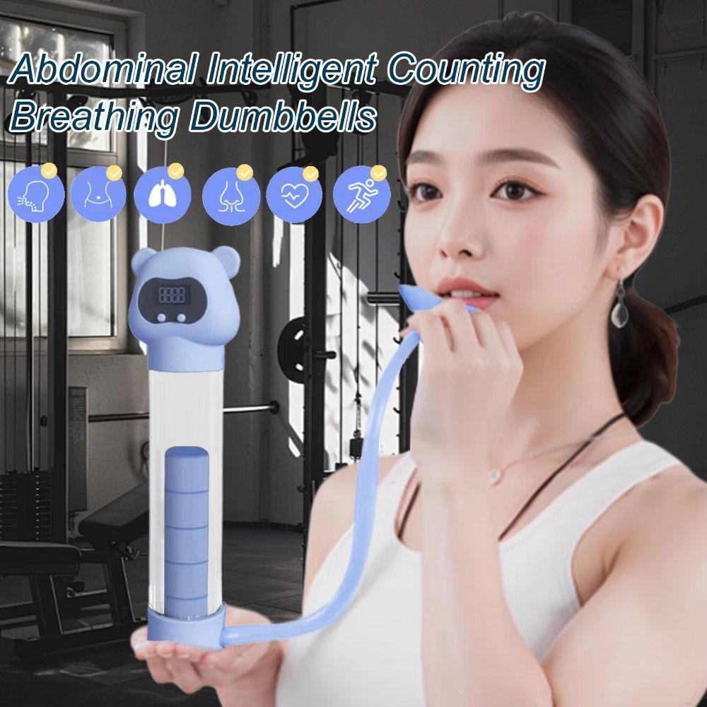 Deep Breathing Lung Capacity Expander Adjustable Resistance Breathing Training Device Men/ Women