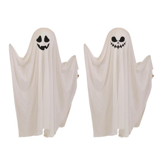 1 комплект, светящийся орнамент с призраком, прочный жуткий праздничный светодиодный реквизит для Хэллоуина, украшения для вечеринок