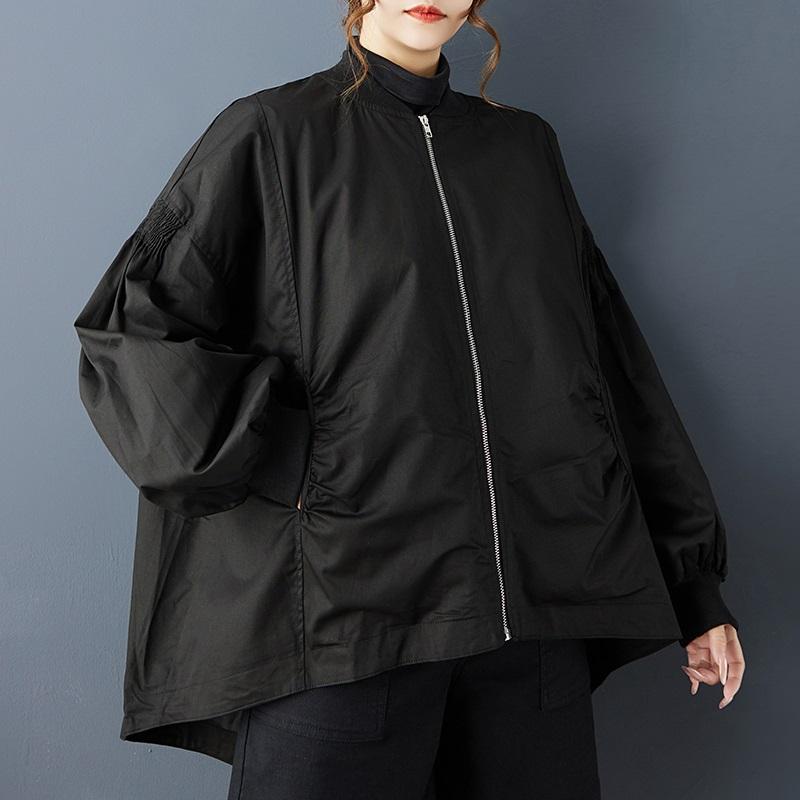 Long Sleeve Plus Size Cotton Jaket Causal Loose Spring Autumn Women Jacket Coat