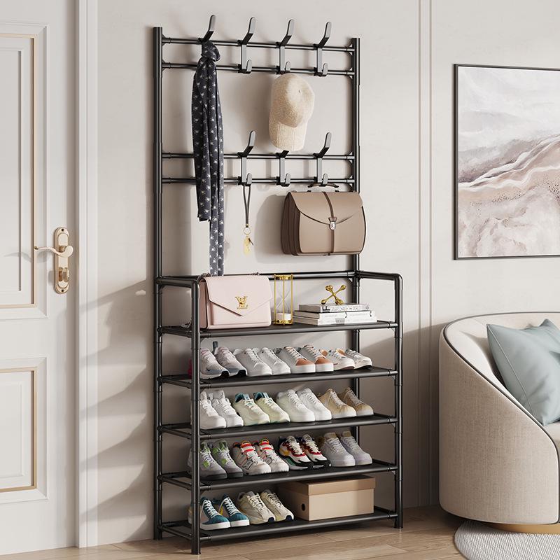 Shoe & Hat Rack: Multi-Layer, Space-Saving, Folding, Simple Dormitory Storage Solution