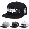 Новая Модная Бейсболка с Вышивкой Compton Уличный Хип-Хоп Шляпа для Скейтбординга Шляпа от Солнца для Отдыха на Открытом Воздухе Шляпа с Плоским Козырьком Унисекс