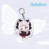 Аниме игры Hololive акриловый брелок металлическое кольцо автомобильная сумка украшение для ключей аксессуар подарок аниме подарки кулон