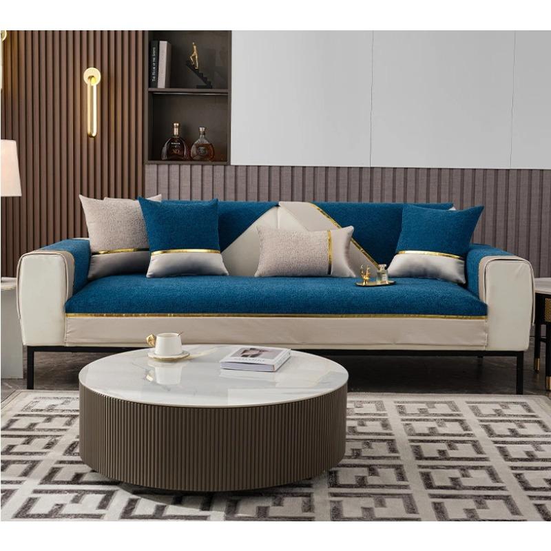 Чехол для дивана из плотной ткани в форме буквы I, чехол для сиденья, полотенце для дивана, пылезащитный чехол для полотенец, диваны для гостиной, декор для стула, коврик для 3-местного сиденья