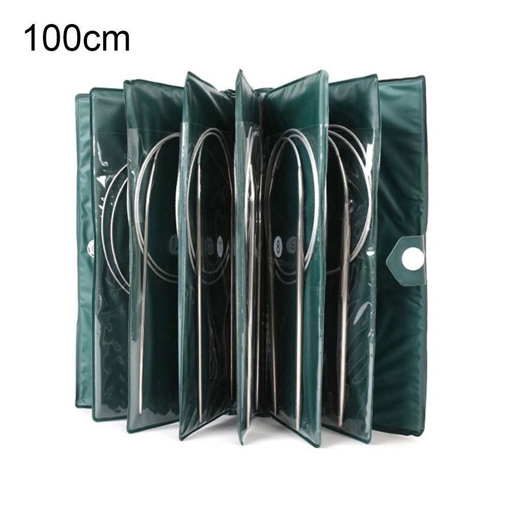 43/65/80/100/120cm Circular Knitting Needles Stainless Steel Crochet Hook Knitting Tools  Household