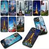 Phone Cover Love Paris Eiffel tower pink Casing for Apple iPhone 17 16 11 Pro XS Max XR 6 7 8 Plus + 16E SE 2020 Air 5 8+ Case