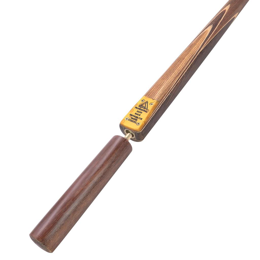 CUESOUL 57-inch Handcrafted 3/4 Joint Snooker Cue with Extension and Lightweight Molded Cue Case (CSSC-D306)