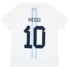 Adidas Argentina Messi 10 Outdoor Casual Sports Crew Neck Short Sleeve T-Shirt Men Tops White IM7654