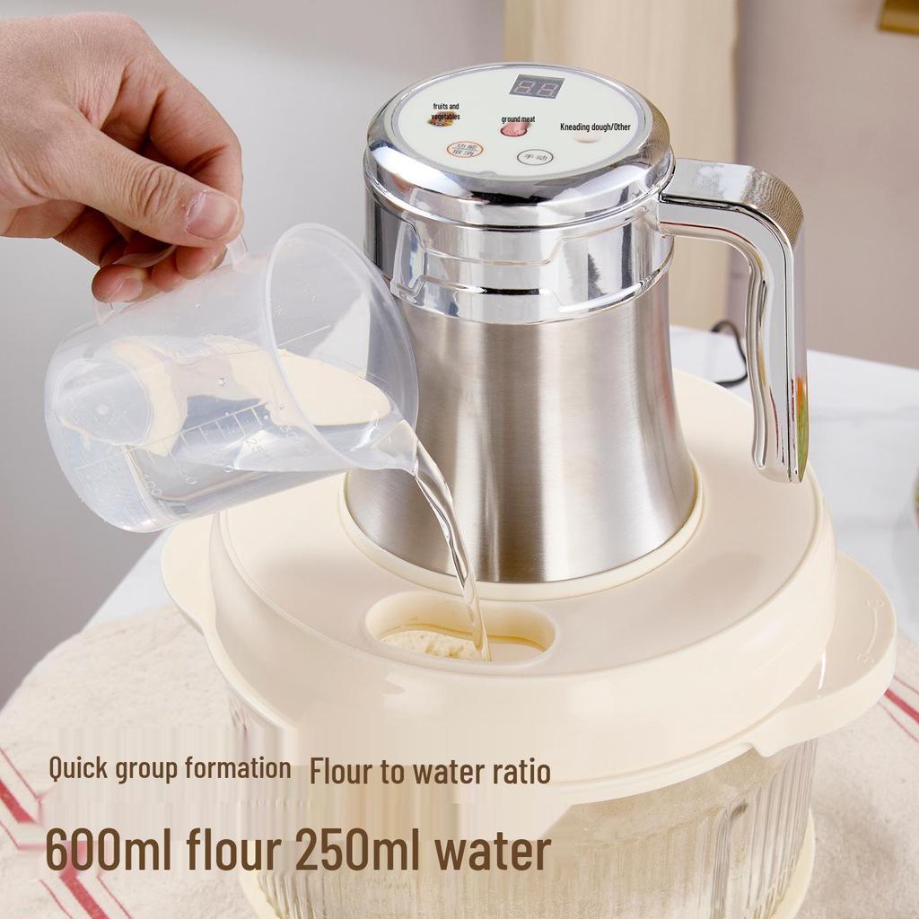 Автоматическая тестомесильная машина и мясорубка Dingsheng 5 л с управлением в одно касание