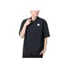 Adidas Logo Embroidered Zip-Up Short Sleeve Shirt Men Tops Black IR5188