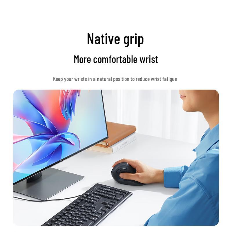UGREEN Dual Mode Wireless Vertical Ergonomic Mouse