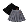 Клетчатая плиссированная юбка для девочек - Осень/Зима 2023, Модная короткая юбка в корейском стиле