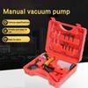 2 в 1 ручной вакуумный насос для слива тормозной жидкости, комплект для проверки вакуумного пистолета, портативный прочный вакуумный манометр