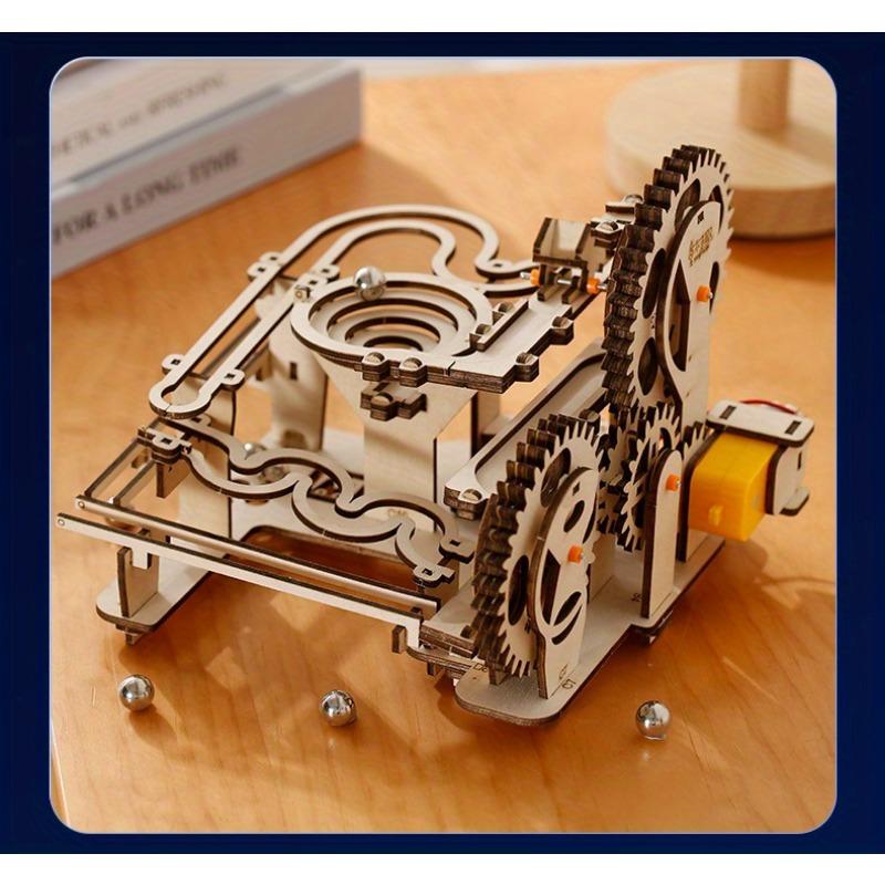 1 Набор Деревянный Пазл Головоломка Набор Моделей с Взаимодействующими Шестернями