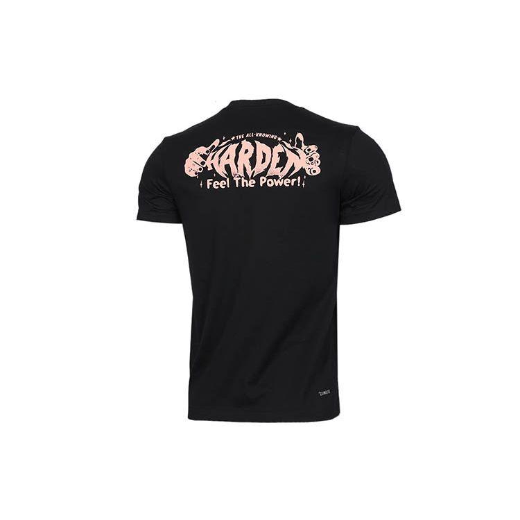 adidas Мужская баскетбольная футболка с графическим принтом James Harden Swag, черные DX6926