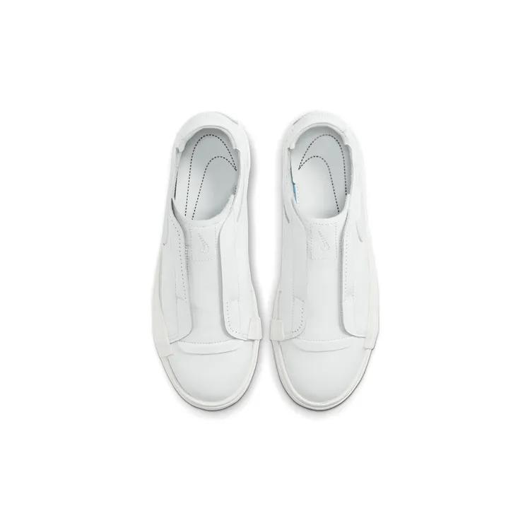 Nike Womens Blazer Slip 'Triple White' (women's sizes) Summit White / Summit White / Summit White Skate Shoes CJ1651 100